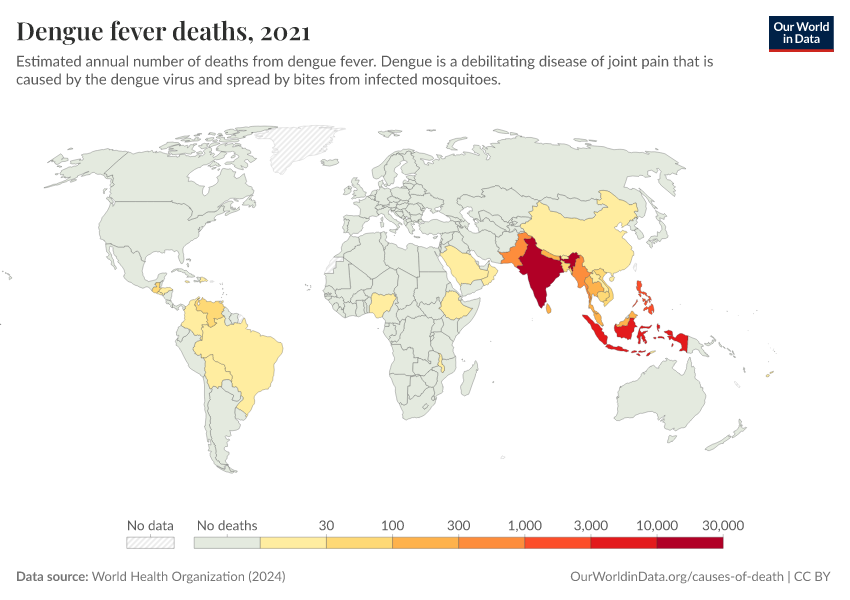 A thumbnail of the "Dengue fever deaths" chart